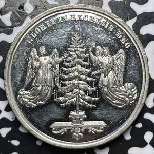 Undated Germany Angel 'Gloria in Excelsis Deo' Medal Lot#D3954 37mm
