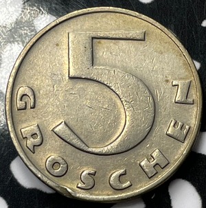 1935 Austria 5 Groschen Lot#M4026