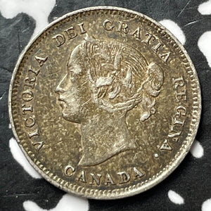 1897 Canada 5 Cents Lot#D4920 Silver! Nice!