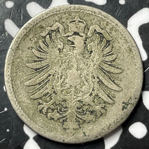 1875-H Germany 10 Pfennig Lot#D5869