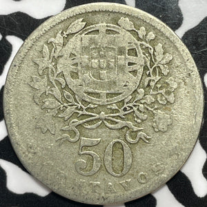 1928 Portugal 50 Centavos Lot#M5773
