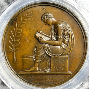 (1802) France Napoleon Public Education Medal PCGS SP64 Lot#GV6616 Bramsen-214