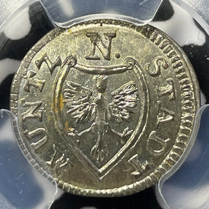 1774 Germany Nurnberg 4 Pfennig PCGS MS67 Lot#G5459 Silver! Top Graded! KM#340