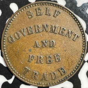 1855 Prince Edward Island Self Government & Free Trade 1/2 Penny Lot#M9425
