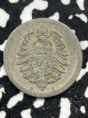 1876-H Germany 5 Pfennig Lot#M0910
