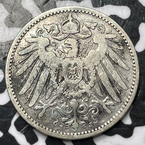 1893-J Germany 1 Mark Lot#D6829 Silver! Better Date