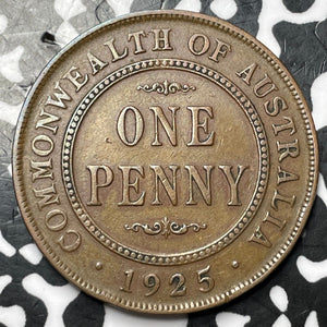1925 Australia 1 Penny Lot#JM6488 Key Date!