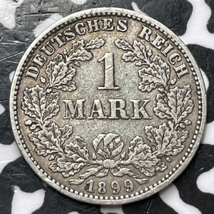 1899-E Germany 1 Mark Lot#D6748 Silver! Better Date