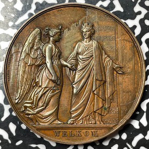 1861 Belgium Antwerp Art Festival Medal Lot#OV1141 60mm