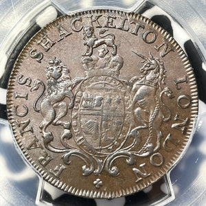 1794 G.B. Middlesex Shackelton's 1/2 Penny Conder Token PCGS MS63BN Lot#G5546
