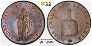 (c.1790) G.B. Norfolk Norwich 1/2 Penny Conder Token PCGS MS64BN Lot#G5950 DH#24
