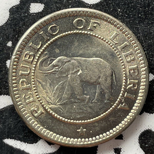 1941 Liberia 1/2 Cent (Many Available) High Grade! (1 Coin Only) Elephant