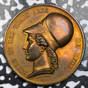 1892 France Lyon Art Society Award Medal Lot#JM6462 42mm
