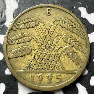 1925-E Germany 10 Pfennig Lot#D5726