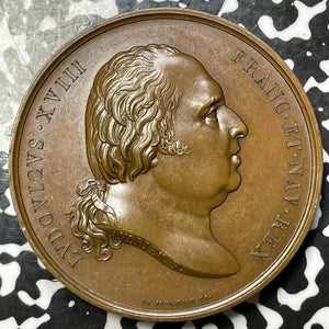 1820 France Birth Of Henri Duke Of Bordeaux Medal Lot#OV894 50mm