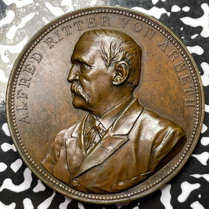 1890 Austria Alfred Von Arneth Medal Lot#OV740 58mm. Hauser-7164