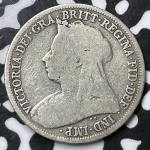 1897 Great Britain 1 Shilling Lot#D5357 Silver!