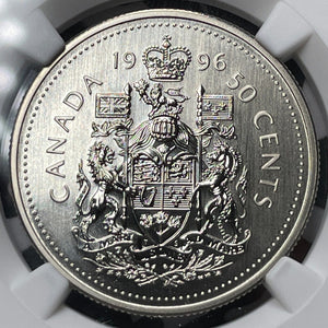 1996 Canada 50 Cents NGC SP68 Lot#G6441 Gem BU!