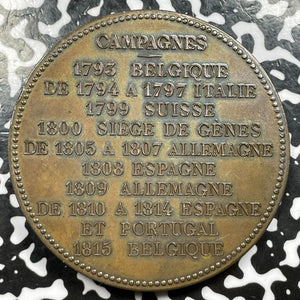 1860 France General Charles Michel Joseph Reille Medal Lot#OV1076 54mm
