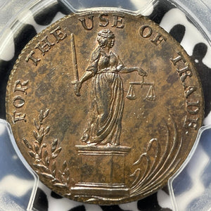 1796 G.B. Suffolk Bungay 1/2 Penny Conder Token PCGS MS63BN Lot#G5250 DH-24