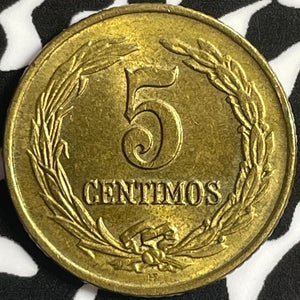 1947 Paraguay 5 Centimos Lot#D1985 High Grade! Beautiful!