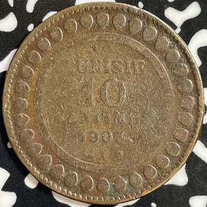 1903-A Tunisia 10 Centimes Lot#D2078