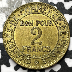 1926 France 2 Francs Lot#D6802 Nice! Better Date