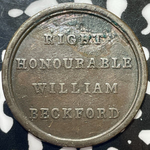 (c. 1760) Great Britain William Bickford Medalet by Kirk Lot#M6476 24MM