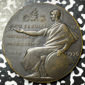 1926 Great Britain General Strike Service Medal Lot#OV888 Eimer-2003, 51mm