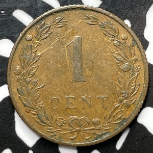 1905 Netherlands 1 Cent Lot#M4855