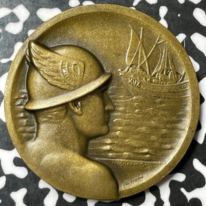1861 Switzerland Zurich "The Loyal Veteran" Medal Lot#JM6090 40mm, Huguenin-56