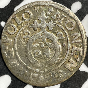 1622 Poland 3 Polker Lot#D4269 Silver!