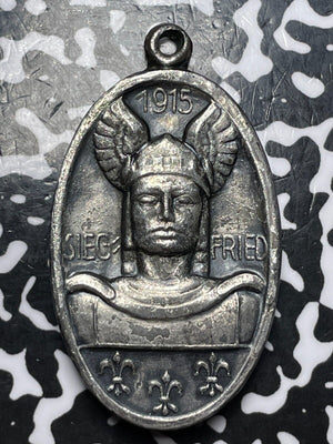1915 Germany Siegfried Welfare For Widows & Orphans Medal Lot#JM6306 Silver!