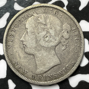1862 New Brunswick 20 Cents Lot#JM6059 Silver!
