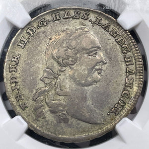1768 Germany Hesse-Cassel 1/3 Thaler NGC XF45 Lot#G6523 Silver!