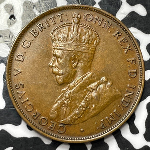 1927 Australia 1 Penny Lot#D3466 Nice!