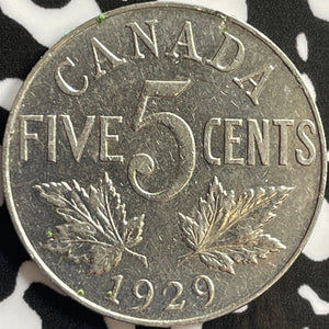 1929 Canada 5 Cents Lot#D6358 Nice!