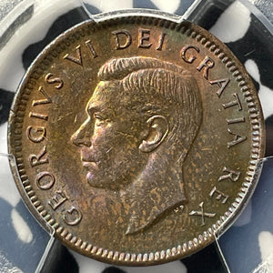 1951 Canada Small Cent PCGS MS63RB Lot#G6758 Choice UNC! Beautiful Toning!