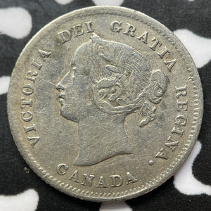 1898 Canada 5 Cents Lot#JM6215 Silver! Key Date!