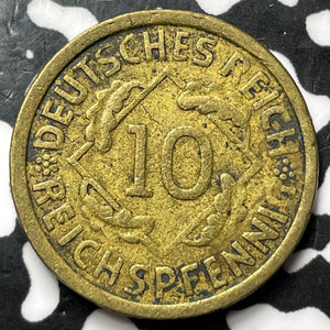 1925-E Germany 10 Pfennig Lot#D5725