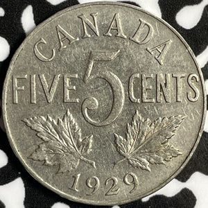 1929 Canada 5 Cents Lot#D4795 Nice!