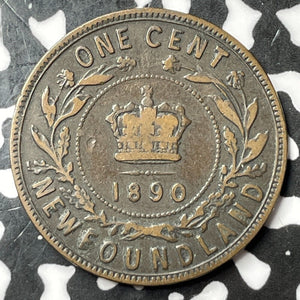 1890 Newfoundland Large Cents Lot#D5400