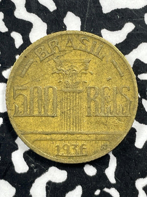 1936 Brazil 500 Reis Lot#M0898
