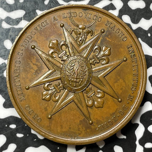(c.1840) France Louis IX/Military Order Of St. Louis Medal Lot#JM6102 40mm
