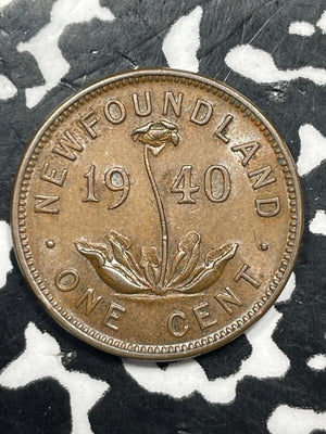 1940 Newfoundland Small Cent Lot#M0617 High Grade! Beautiful!
