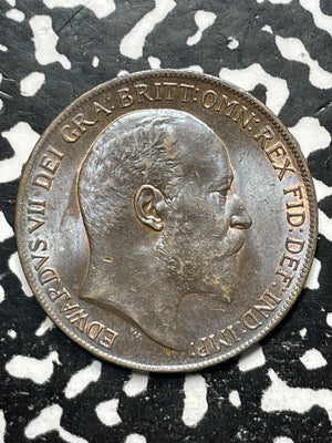 1910 Great Britain 1 Penny Lot#M0138 High Grade! Beautiful!