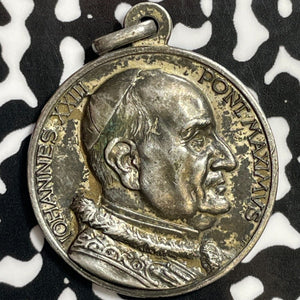 Undated Pope John XXIII Medal Lot#D2793 Silver! Uniface