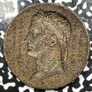 1821 France Napoleon Death Uniface Cliche Medal Lot#OV762 52mm. Bramsen-1987