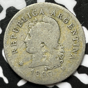 1899 Argentina 10 Centavos Lot#M4789