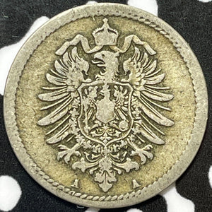 1875-A Germany 5 Pfennig Lot#M5820